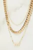 Gold 777 Number Layered Necklace sold by Ally Fashion