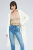 White Oversized Longline Cardigan Hooded sold by Ally Fashion