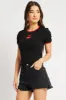 Black Graphic Tee Short Sleeve sold by Ally Fashion