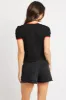 Black Graphic Tee Short Sleeve sold by Ally Fashion