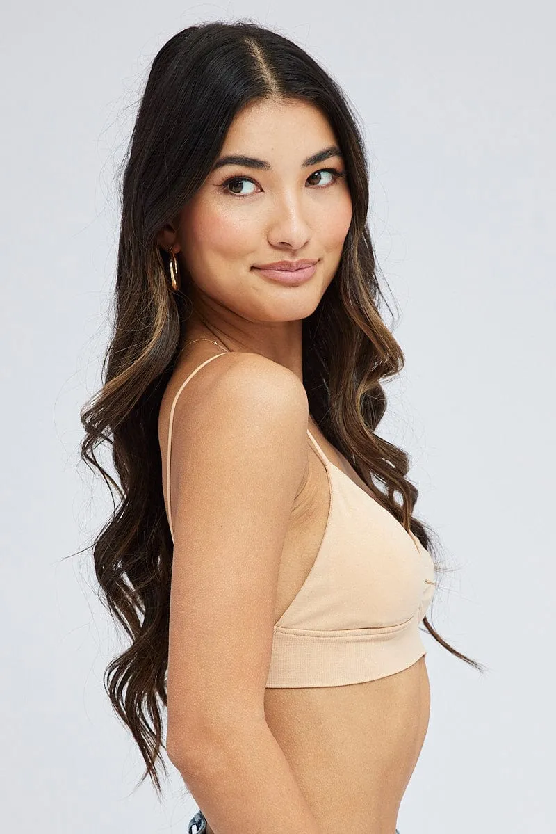 Beige Bralette sold by Ally Fashion product image thumbnail 4