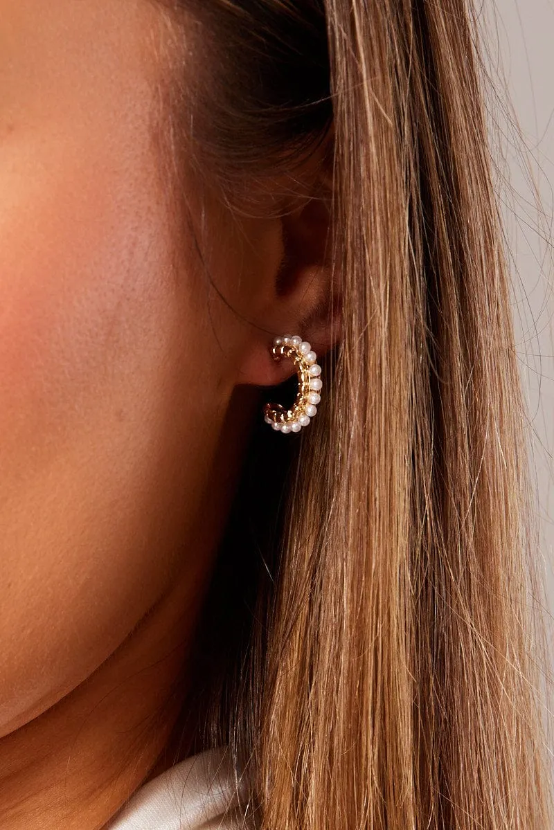 Gold Hoop Earrings sold by Ally Fashion