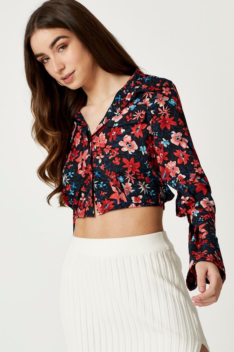 Print Long Sleeve Top sold by Ally Fashion product image thumbnail 5