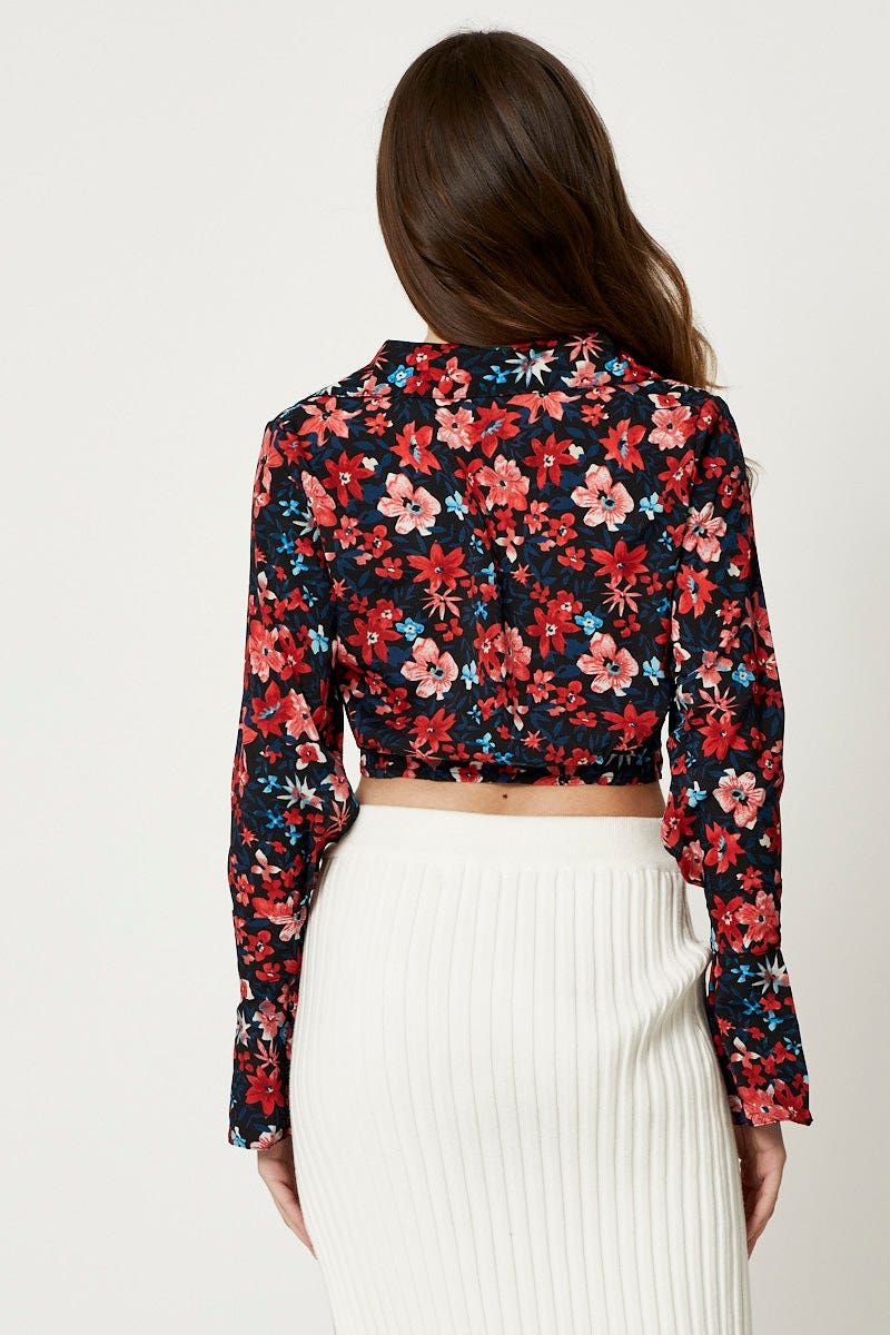 Print Long Sleeve Top sold by Ally Fashion product image thumbnail 4