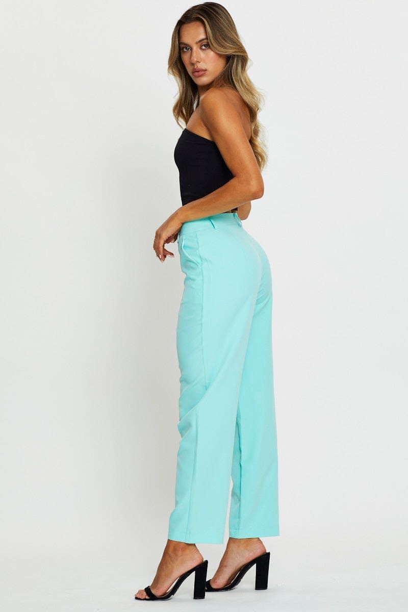 Green Pants Slim Leg sold by Ally Fashion product image thumbnail 4