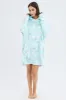 Green Cloud Print Cosy Blanket Hoodie PJ sold by Ally Fashion