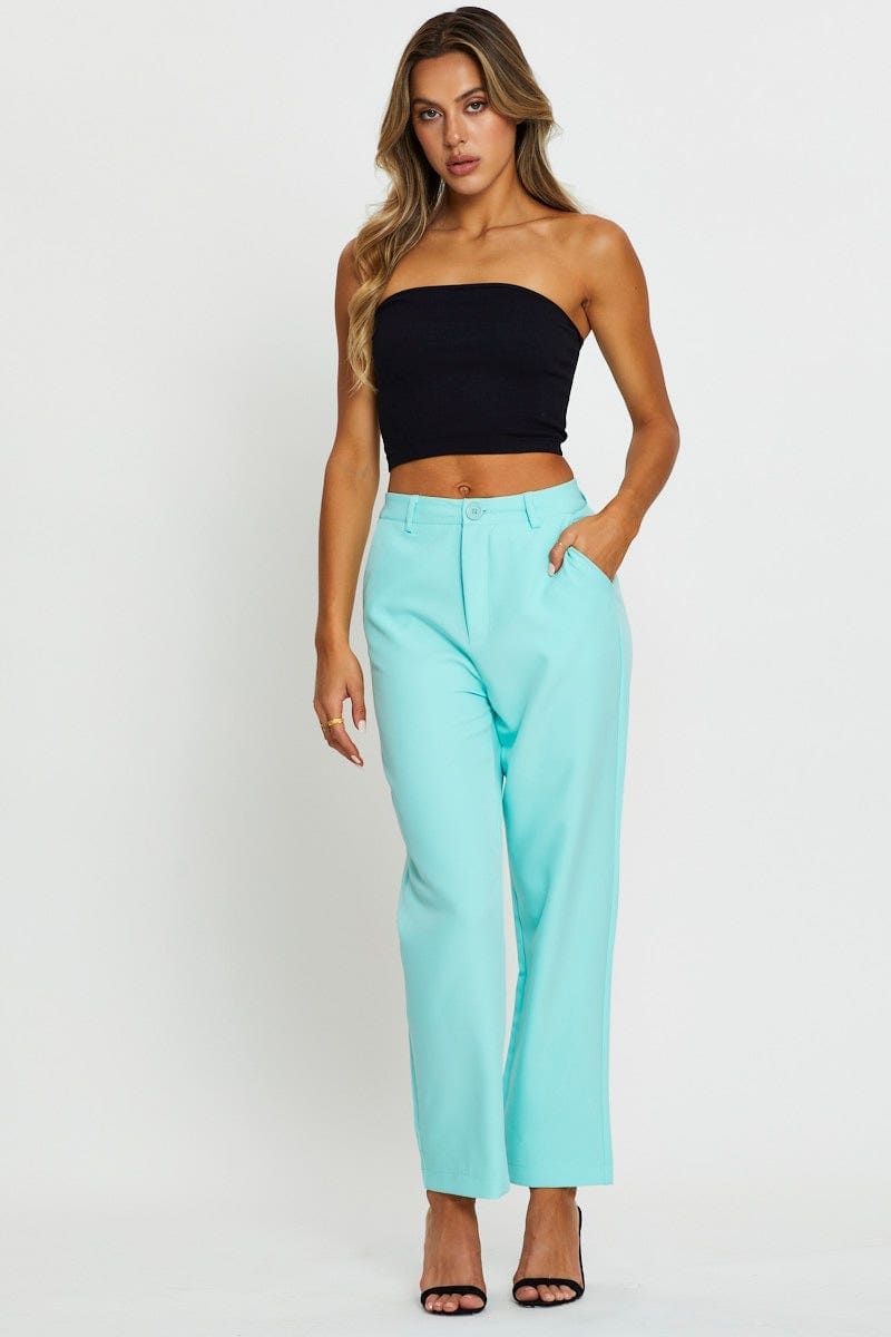 Green Pants Slim Leg sold by Ally Fashion product image thumbnail 3