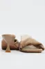 Beige Twist Stiletto Heeled Mule Sandals sold by Ally Fashion