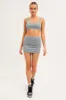 Green Mini Skirt Bodycon Double Layered sold by Ally Fashion