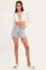 White Bolero Long Sleeve Tie Front V Neck Lace sold by Ally Fashion