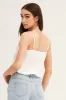 White Lace Cami Button Front sold by Ally Fashion
