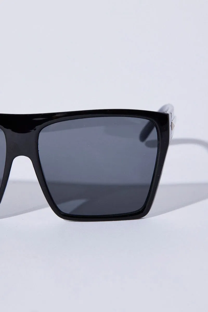 Grey Animal Print Oversized Square Sunglasses sold by Ally Fashion product image thumbnail 2