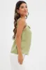 Green Cami Top Tie Straps sold by Ally Fashion