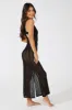 Black Crochet Beach Maxi Dress sold by Ally Fashion