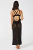 Black Crochet Beach Maxi Dress sold by Ally Fashion