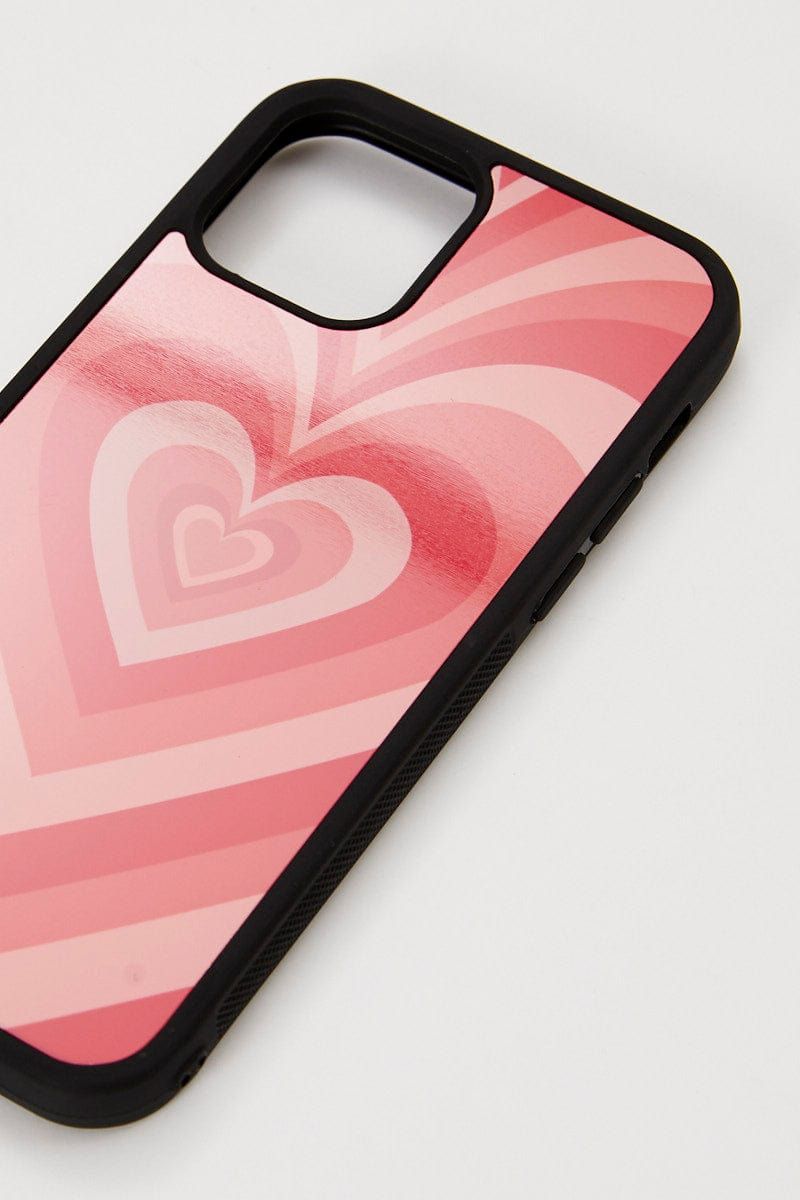Pink Heart Phone Cover I Phone 12 sold by Ally Fashion product image thumbnail 2