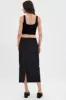 Black Parachute Skirt Cargo Mid Rise sold by Ally Fashion