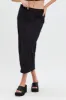 Black Parachute Skirt Cargo Mid Rise sold by Ally Fashion