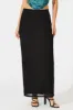 Black Maxi Skirt High Rise Mesh sold by Ally Fashion