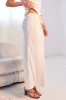 Beige Slip Skirt Midi Linen Blend sold by Ally Fashion