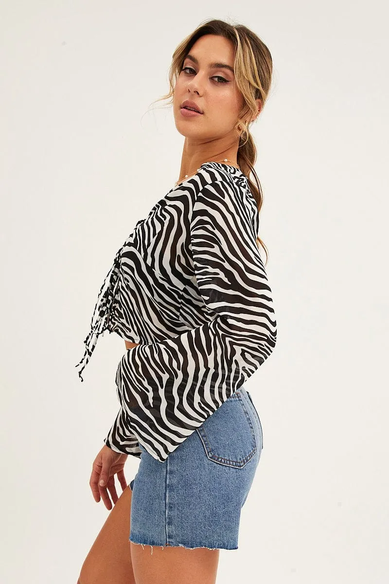 Blue Shorts High Rise Longline sold by Ally Fashion product image thumbnail 4