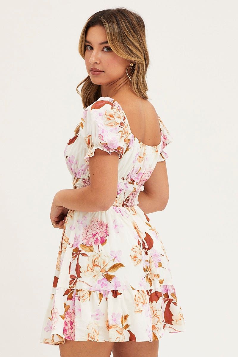 Print Mini Dress Short Sleeve Evening sold by Ally Fashion product image thumbnail 5