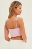 Pink Corset Singlet Sleeveless Sweetheart Neck sold by Ally Fashion