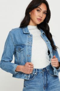 Blue Demin Jacket Long Sleeve sold by Ally Fashion