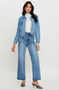 Blue Demin Jacket Long Sleeve sold by Ally Fashion