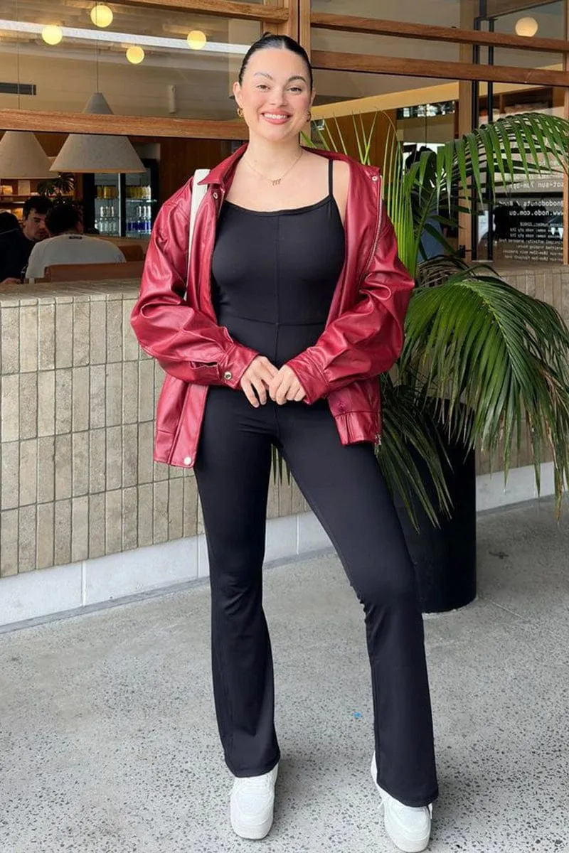 Black Romper Activewear sold by Ally Fashion