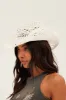 White Straw Cowboy Hat sold by Ally Fashion