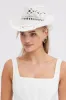 White Straw Cowboy Hat sold by Ally Fashion
