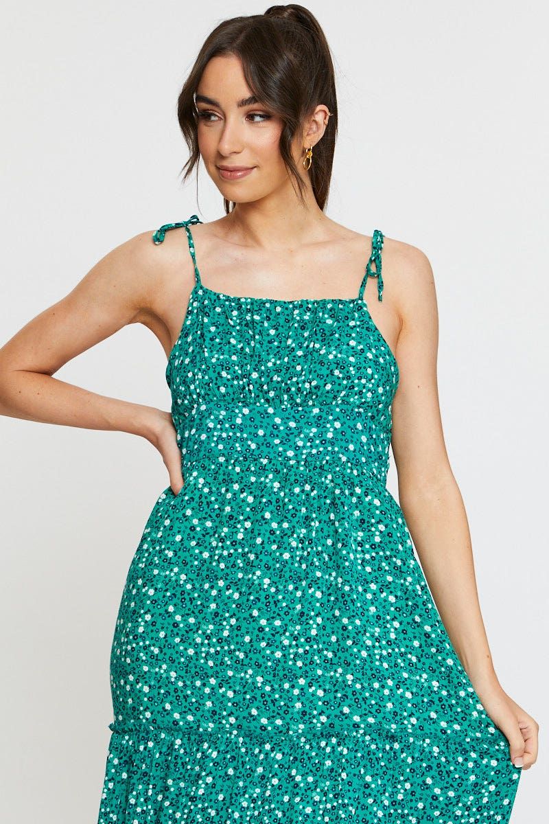 Print A Line Dress Sleeveless sold by Ally Fashion product image thumbnail 2