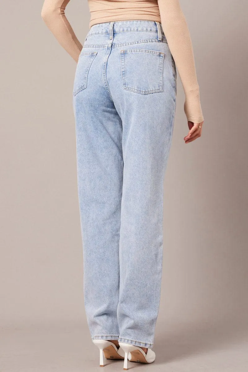Denim Boyfriend Jean High Rise sold by Ally Fashion product image thumbnail 5