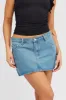Blue Denim Skirt Mini Low Rise sold by Ally Fashion
