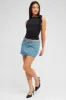 Blue Denim Skirt Mini Low Rise sold by Ally Fashion