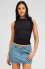 Blue Denim Skirt Mini Low Rise sold by Ally Fashion