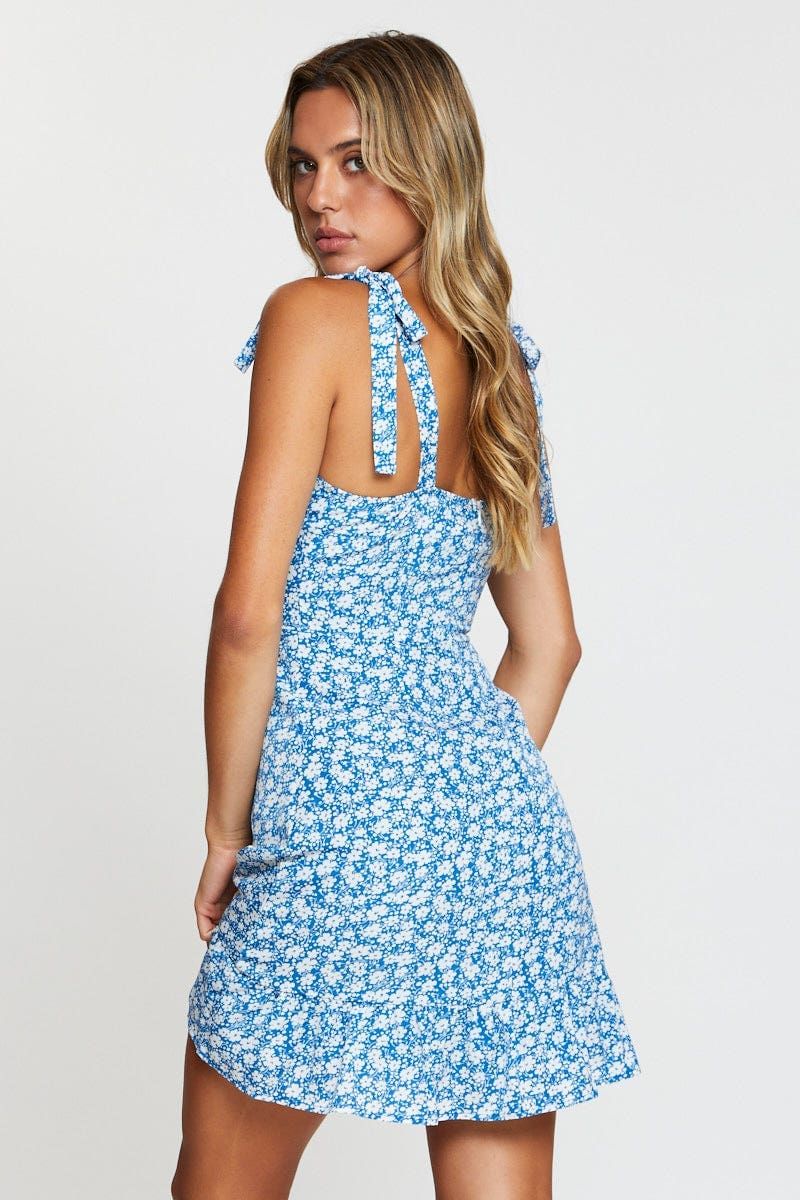 Print Mini Dress Sleeveless sold by Ally Fashion product image thumbnail 5