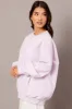 Purple Graphic Sweater Long Sleeve sold by Ally Fashion
