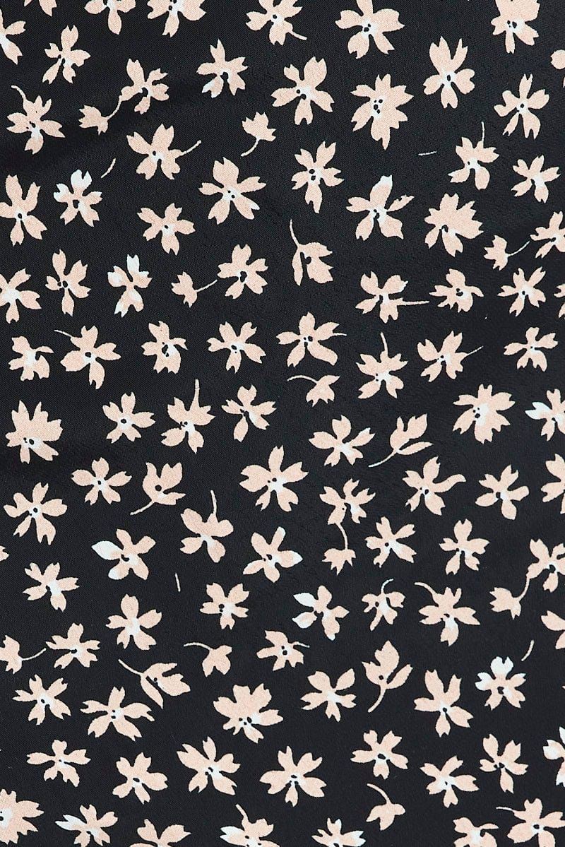 Black Floral Slip Skirt Maxi sold by Ally Fashion product image thumbnail 6