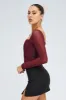 Red Crop Top Long Sleeve sold by Ally Fashion