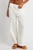 White Wide Leg Pants High Rise sold by Ally Fashion