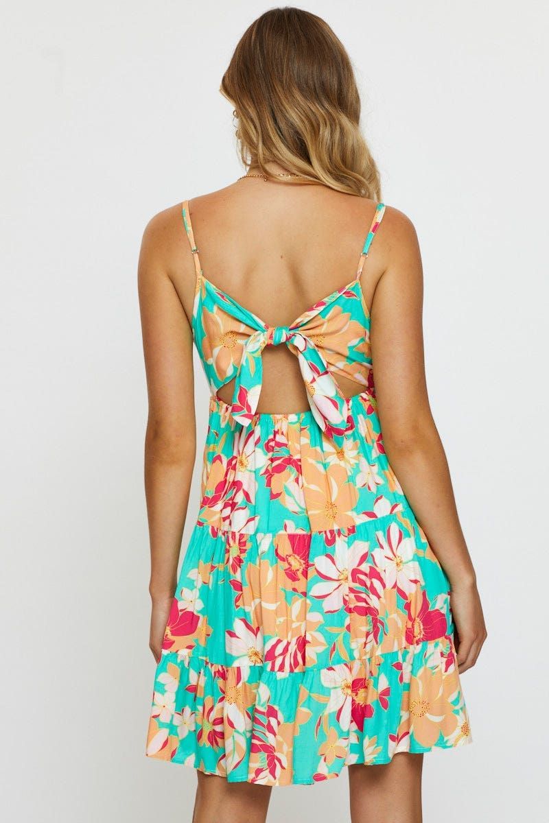 Print Mini Dress Sleeveless sold by Ally Fashion product image thumbnail 5