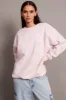 Pink Graphic Sweater Long Sleeve sold by Ally Fashion