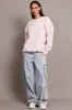Pink Graphic Sweater Long Sleeve sold by Ally Fashion