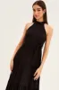 Black Halter Neck Maxi Dress sold by Ally Fashion