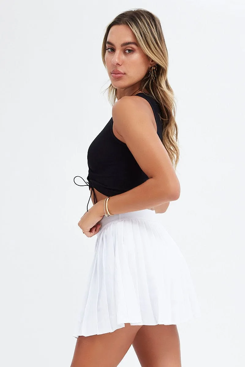 Black Tank Top Lace Up Seamless sold by Ally Fashion product image thumbnail 4