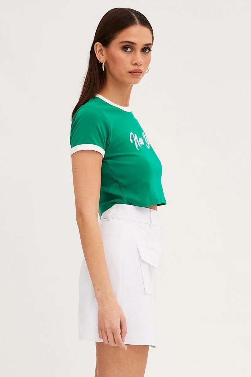 White Cargo Skirt Utility Mini sold by Ally Fashion product image thumbnail 4