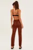 Brown Crochet Knit Pants Beachwear sold by Ally Fashion