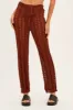 Brown Crochet Knit Pants Beachwear sold by Ally Fashion